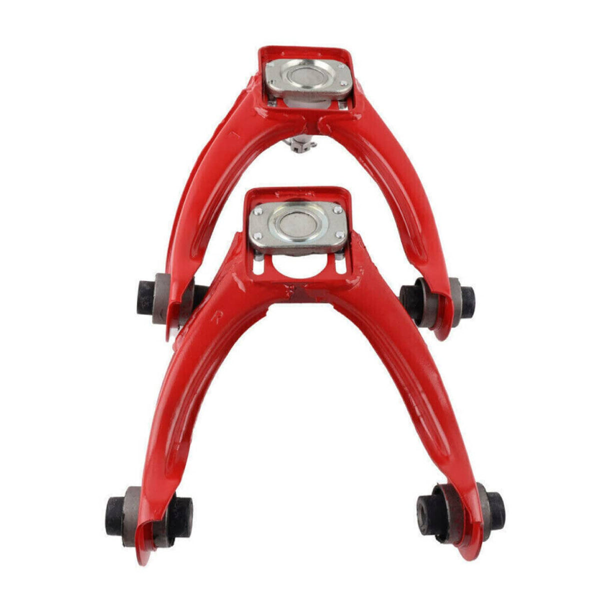 Solidspare For 1996-00 Honda Civic EJ EK Front JDM Adjustable A-Arms Control Camber Kit Red