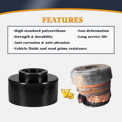 Solid Spare For 1980-1998 Ford F150 F250 F350 2WD 4WD 4.4123R Body Mount Bushing Set Kit