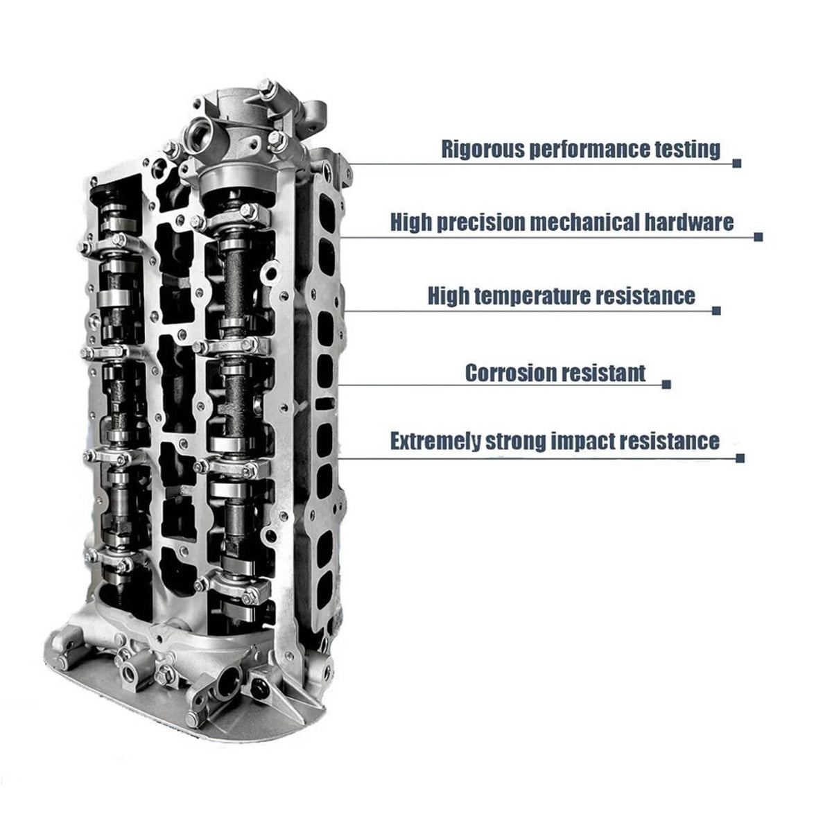 Solidspare Turbo Cylinder Head Assembly For Ford Escape Fiesta Fusion Transit Connect 1.6L
