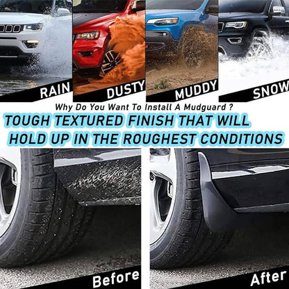 Solidspare New Mud Flaps Splash Guards Mudguards Front & Rear For 2016-2021 Hyundai Tucson