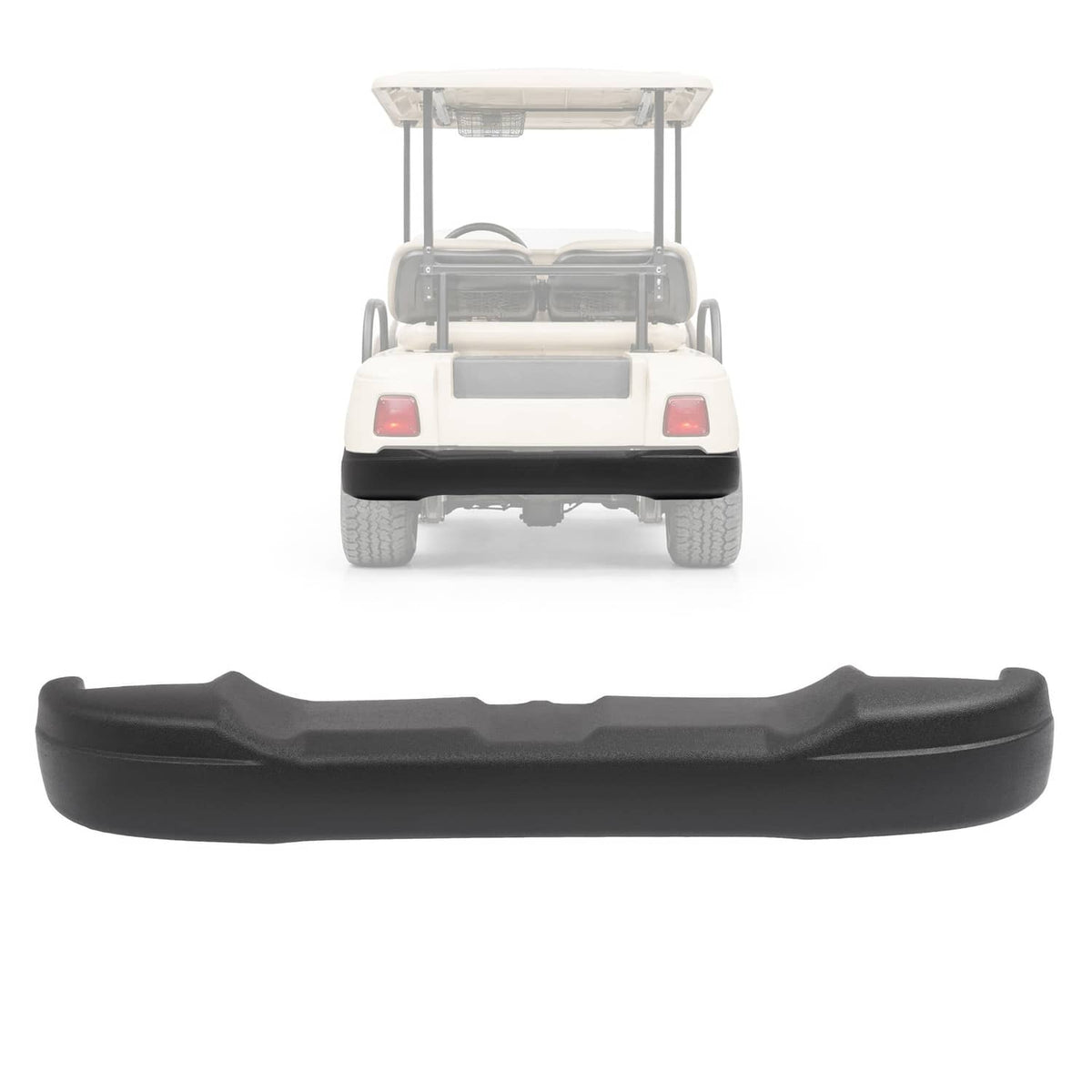Solidspare For Yamaha gas electric G14/G16/G19/G20/G22 Golf Cart Rear Bumper #JN6-K7540-10