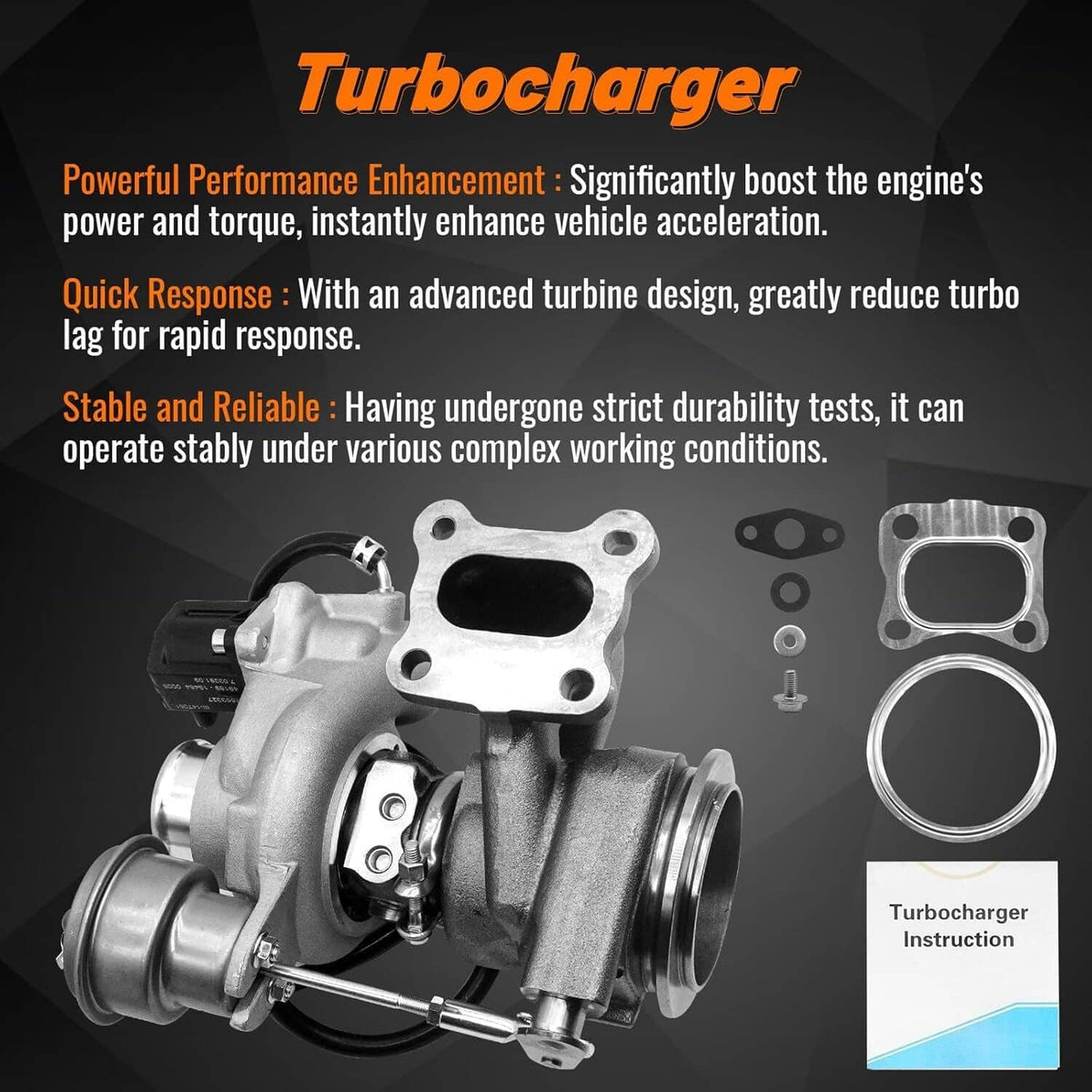 Solidspare New Turbo Turbocharger 12699230 For 2018-2022 Chevrolet Equinox GMC Terrain 1.5L