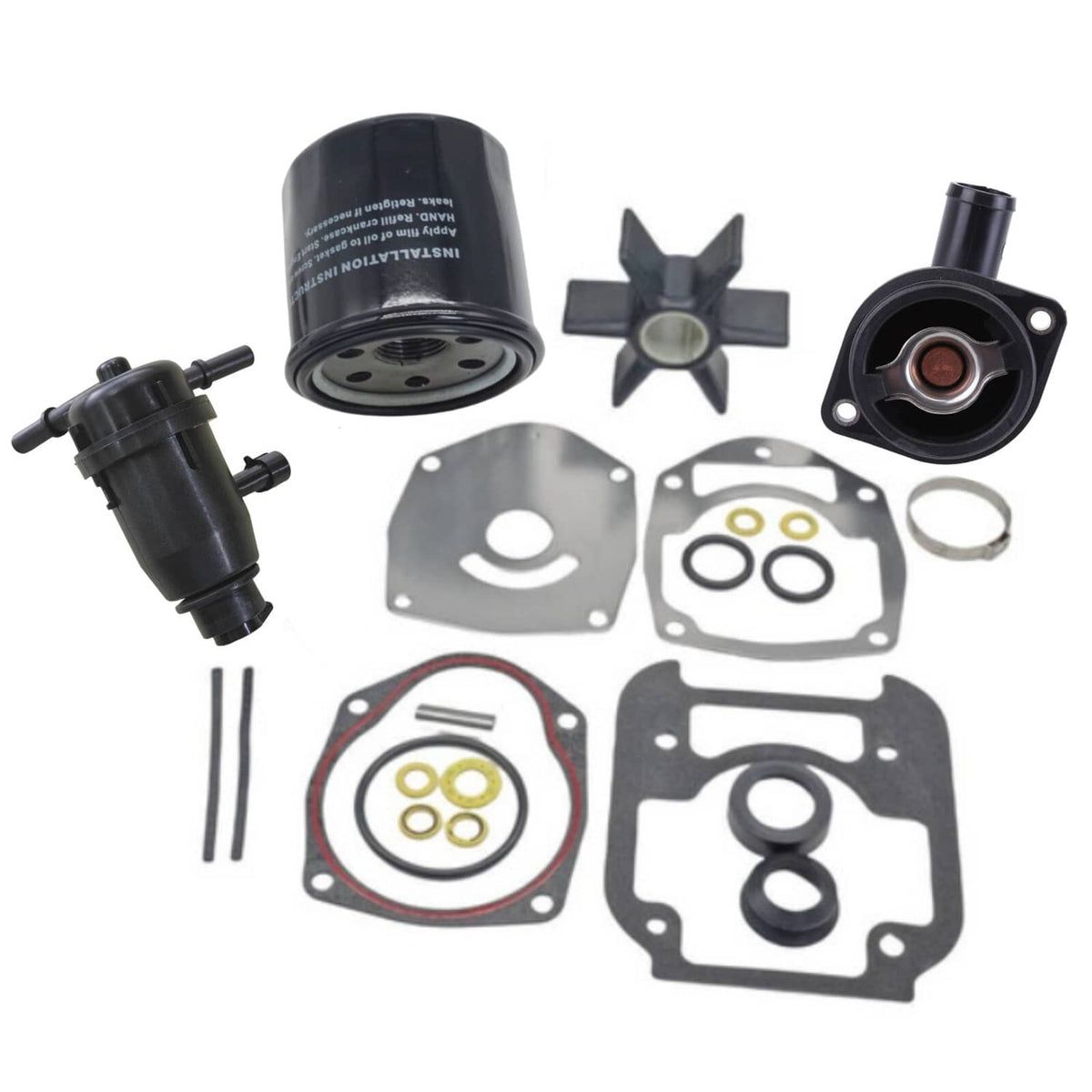 Solid Spare Mercury 175 200 225 HP V6 3.4L Outboard Maintenance Kit 8M0149930 8M0142980