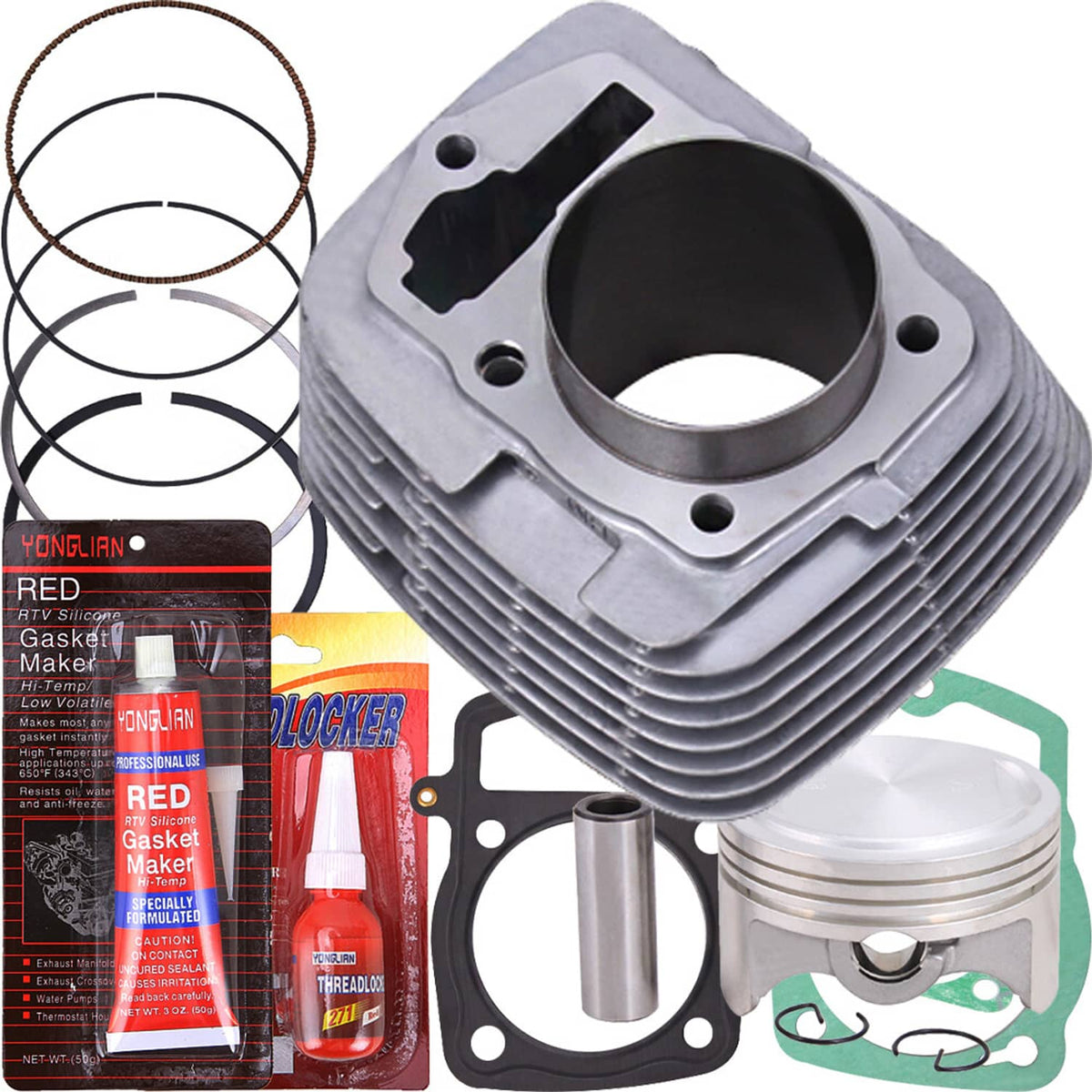 Solidspare For Honda CRF230F 2003-2019 / SL230 1997-2008 Cylinder Piston Gasket Top End Kit