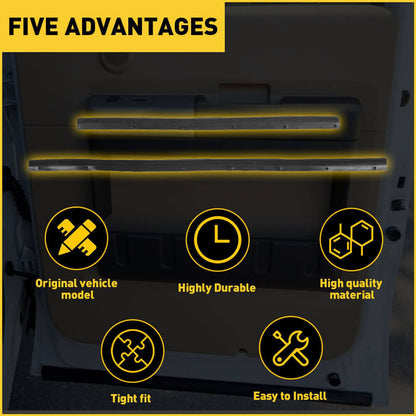 Solidspare Front & Rear Lower Door Weather Strip Seal For 1999-2016 Ford F250 F350 Crew Cab