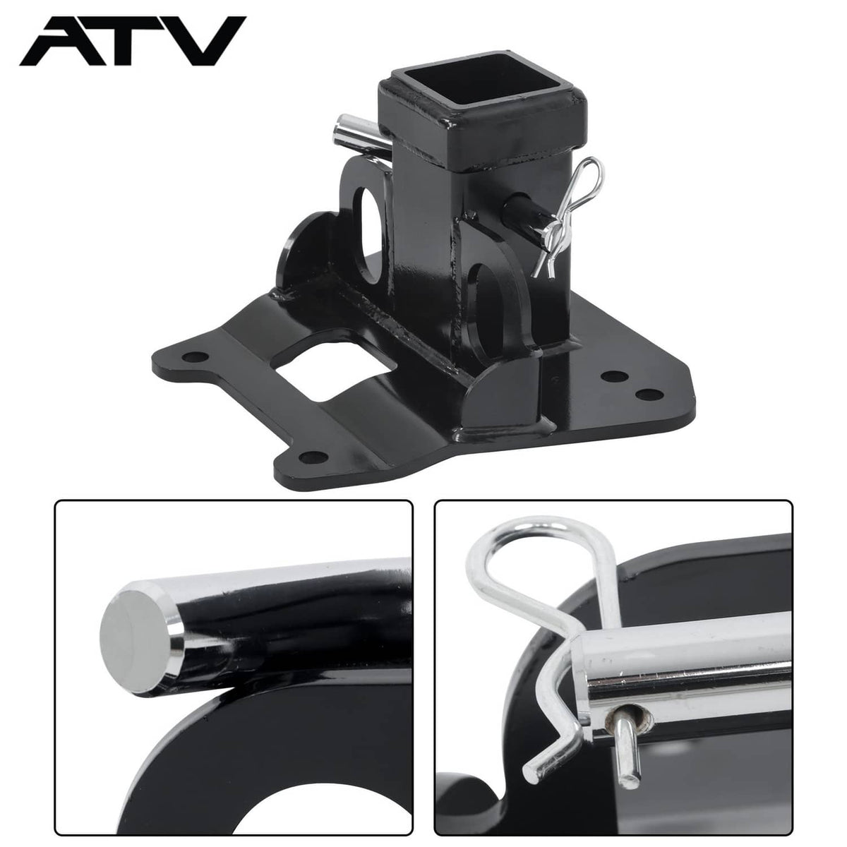Solidspare UTV 2'' Rear Receiver Tow Hitch For Polaris RZR XP 1000 RZR XP 4 1000 2014+