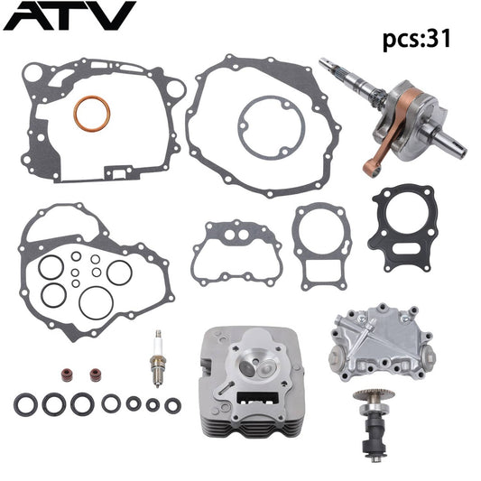Solidspare For Honda Recon TRX250 08-14 Camshaft Seal Cylinder Head Cover Crankshaft Parts