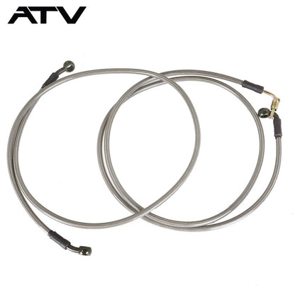 Solidspare Extended Front & Rear Brake Lines Fit for Polaris RZR 800 S 4, RZR XP 900, 570