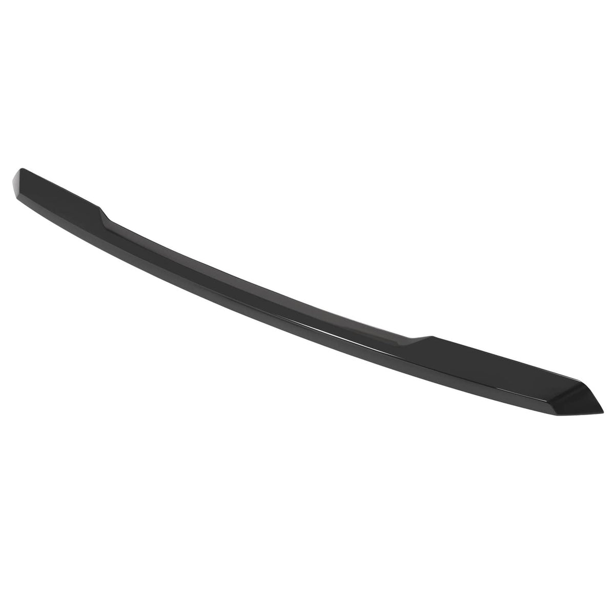 Solid Spare For GMC Yukon / Yukon XL Denali 21-24 Front Upper Hood Molding Trim Gloss Black