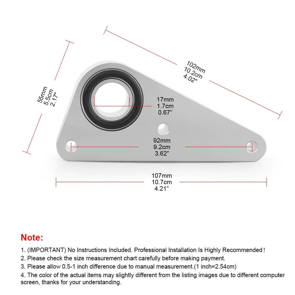 Solid Spare For Derale 14010 Deep Transmission Pan Filter Extender for Dodge 518, 618, & 727