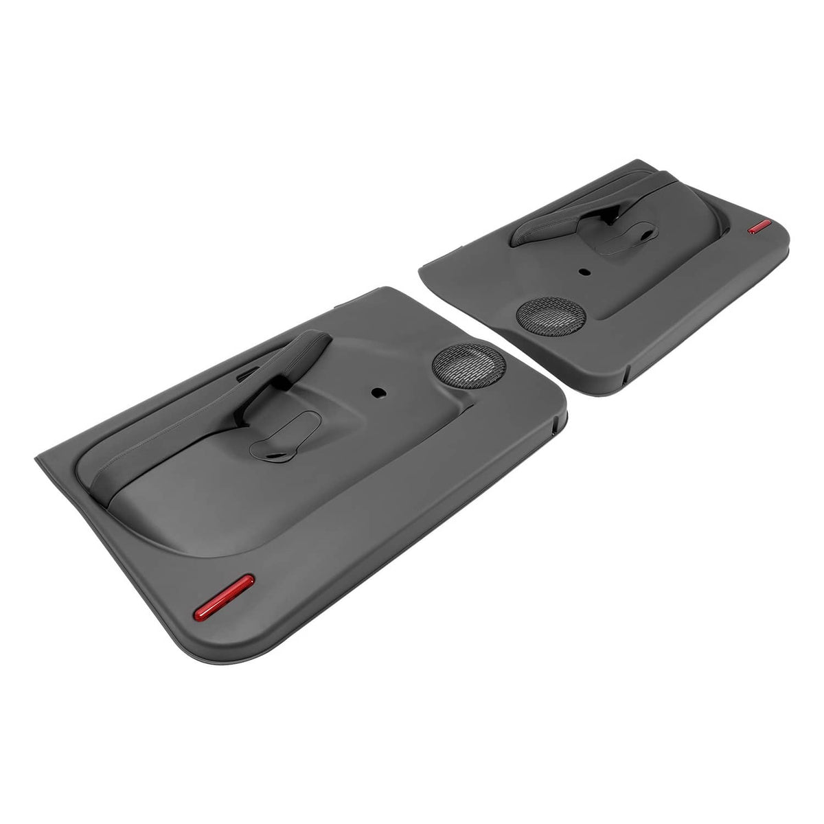 Solid Spare Pair Manual Inner Door Panel For CHEVY SILVERADO GMC SIERRA 1999-06 Dark Pewter