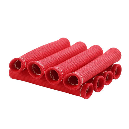 Solidspare With BOOTS HEAT SHIELD PROTECTOR Plug Wires Set JDMSPEED SBC BBC HEI 350 383 454