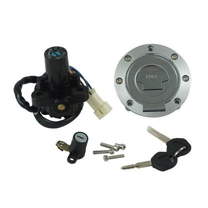 Solidspare Ignition Switch Gas Cap Seat Lock Key Set For Yamaha MT03 06-12 YZF R1 R6