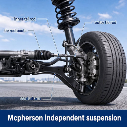 Solidspare New For 06-11 Honda Civic Front Lower Control Arms Ball Joint Sway Bars Tie Rods