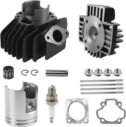 Solidspare 60CC Big Bore Set For Yamaha PW50 Cylinder Piston Gasket Head Top End 1981-2009