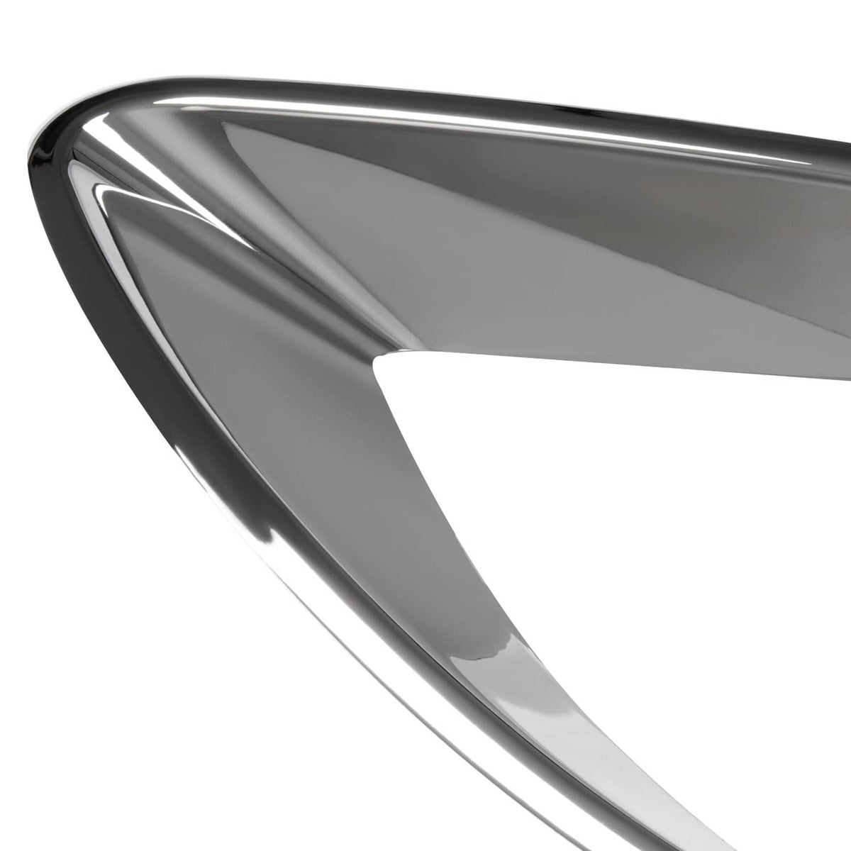 Solid Spare Left & Right Chrome Headlight Bezel Trim For Freightliner Columbia 2001-2017