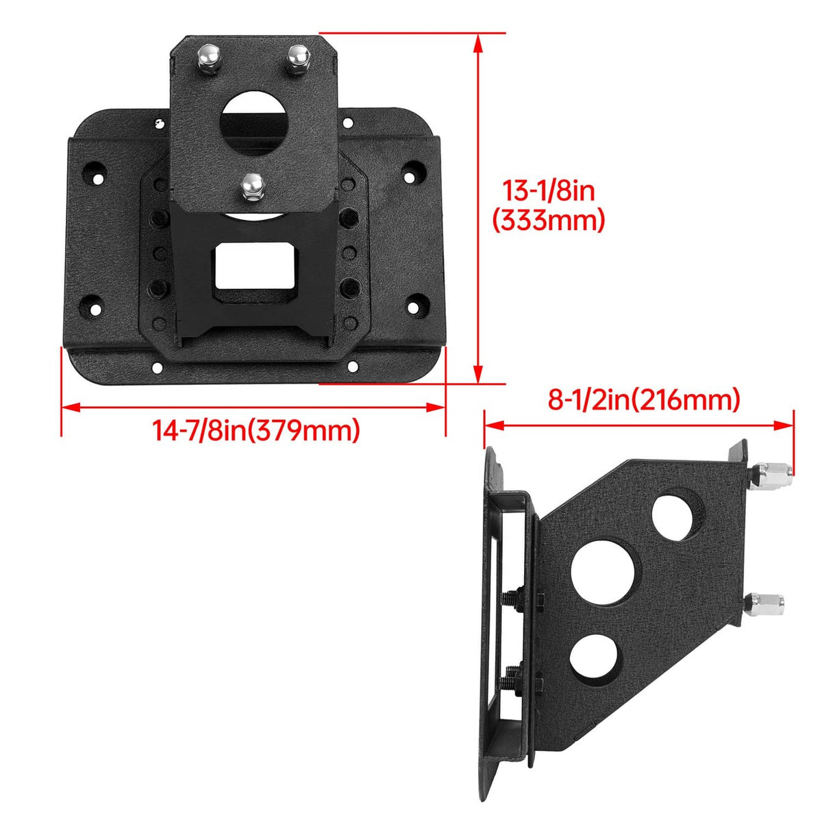 Solid Spare New Rear Spare Tire Carrier Rack For Jeep Wrangler JK JKU Unlimited 07-18