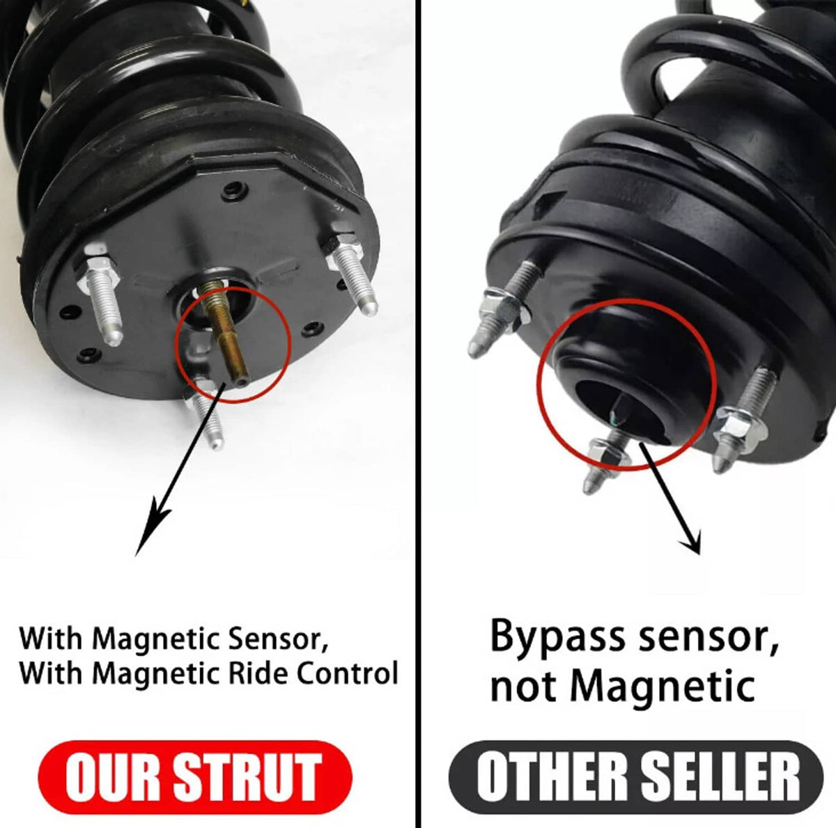 Solidspare Pair Front Shock Struts MagneRide For 2007-14 Cadillac Escalade Chevy Tahoe GMC