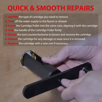 Solid Spare 999150 Cartridge Puller Extractor Tool For Moen 1200 1222 1225 Series Posi-Temp