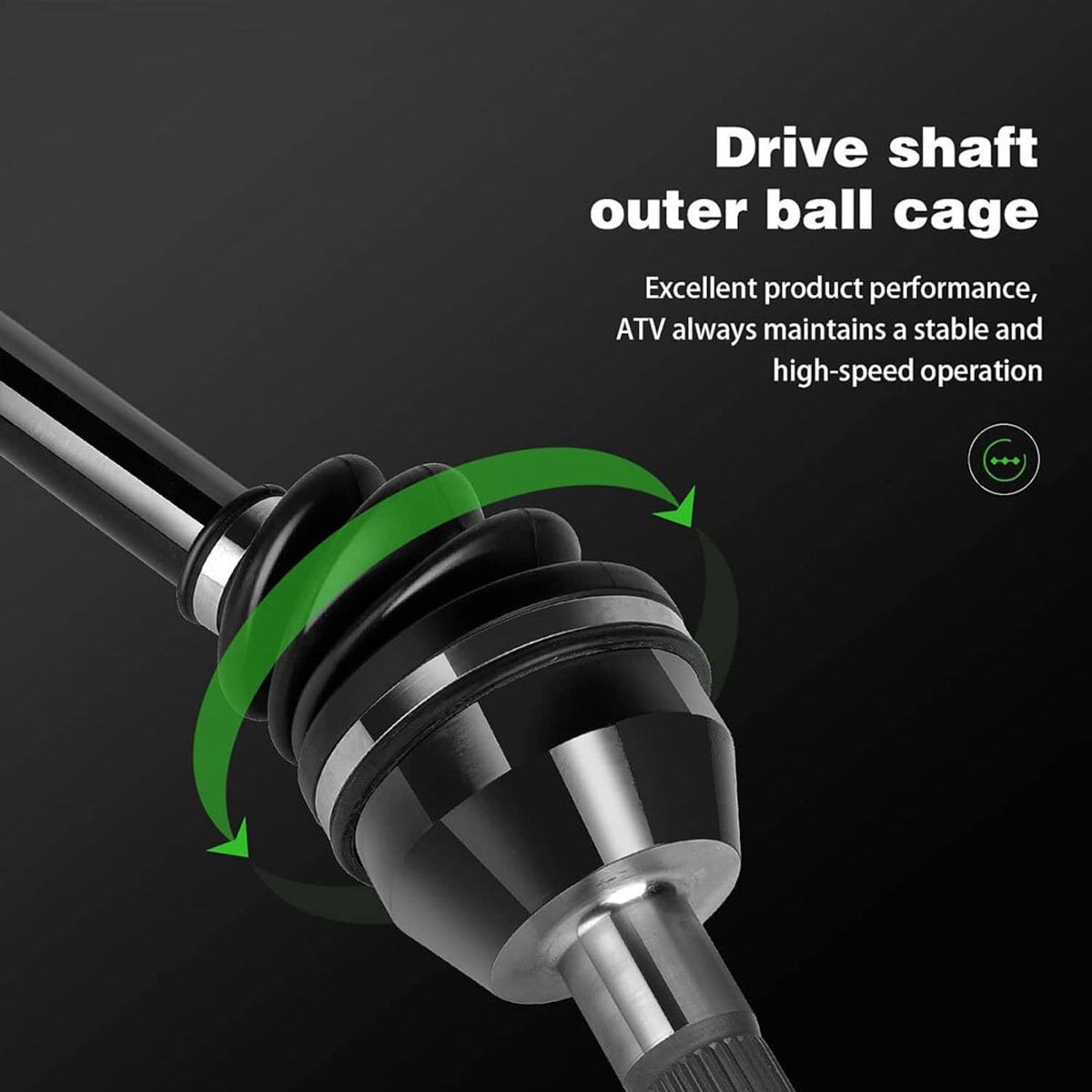 Solidspare Pair Complete Rear CV Joint Axle Fit for Polaris Sportsman 400 500 600 700 800