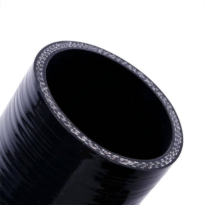 Solidspare Black Silicone Hose Elbow Coupler Joiner Pipe 2.5" to 2.5" 90° Degree Leg 102mm