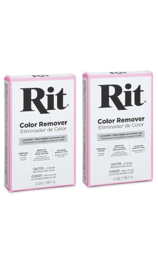 Solid Spare Rit Dye Laundry Treatment Color Remover Pack of 2 for Fabric Care