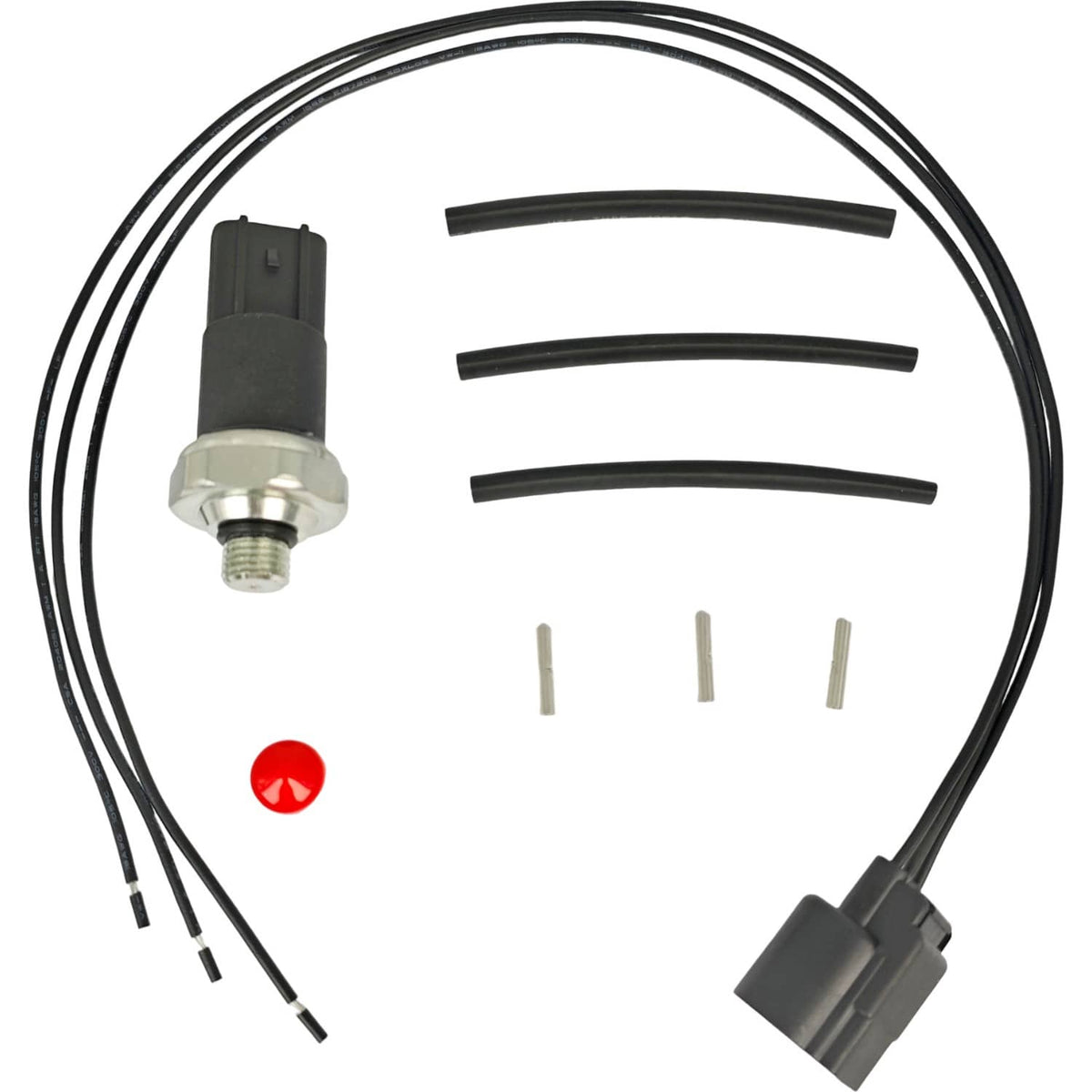 Solid Spare BC3Z-9S599-C Fuel Pressure Switch Sensor w/Repair Wiring for Ford 2011-2016 F450