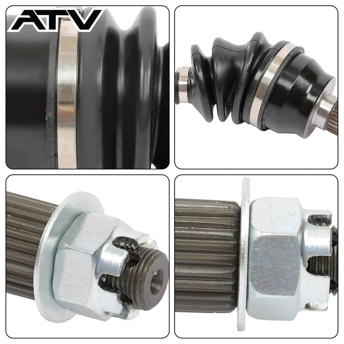 Solidspare Front Left Right CV Axles Drive Shaft For Polaris RZR 900 RZR Trail General 1000