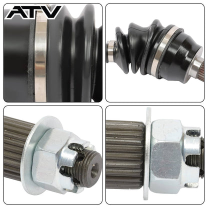 Solidspare Front Left Right CV Axles Drive Shaft For Polaris RZR 900 RZR Trail General 1000