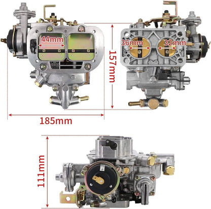 Solidspare 2 Barrel Carburetor For Weber 32/36 DGV DGEV Nissan Mazda Toyota Pickup 20R 22R