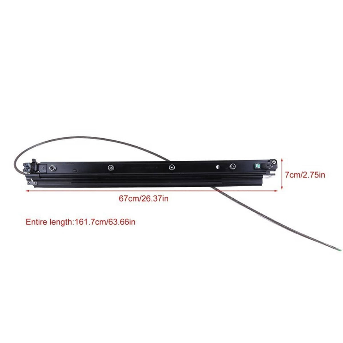 Solidspare 2Pcs Car Sunroof Sliding Track For 2015- 2021 Mercedes-Benz C-Class C43 C63 C300