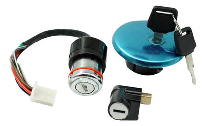 Solidspare Ignition Switch Gas cap Compatible for Suzuki GN125 125cc