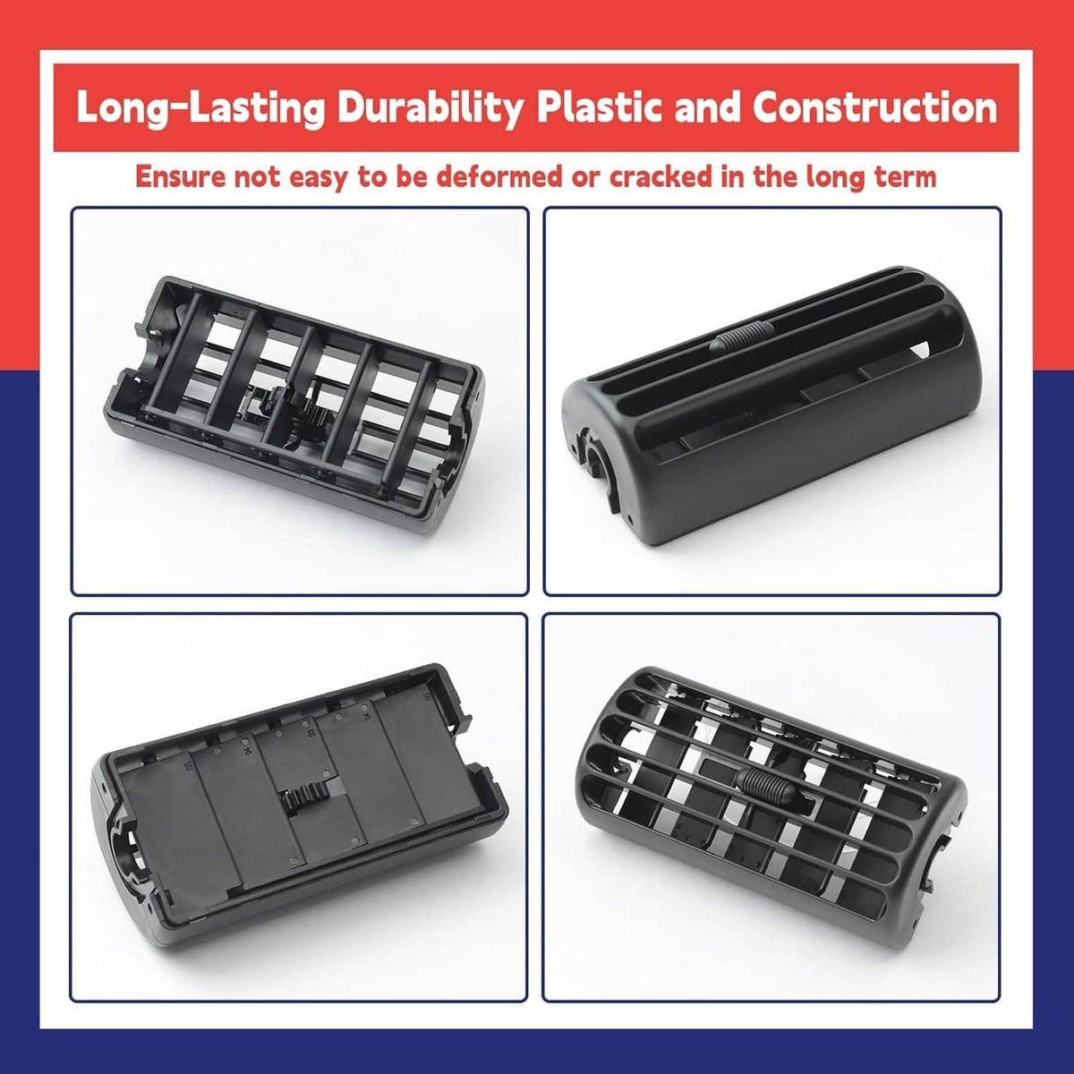 Solid Spare 1x Center Dash Air Vent Louver Outlet For Jeep Cherokee XJ 1997-2001 Wrangler TJ