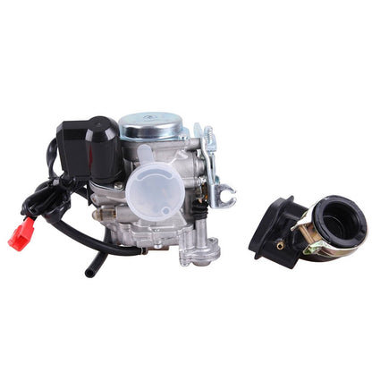 Solidspare Performance GY6 18MM Carburetor for 80 49cc 50cc 4 Stroke Scooter Taotao 139QMB