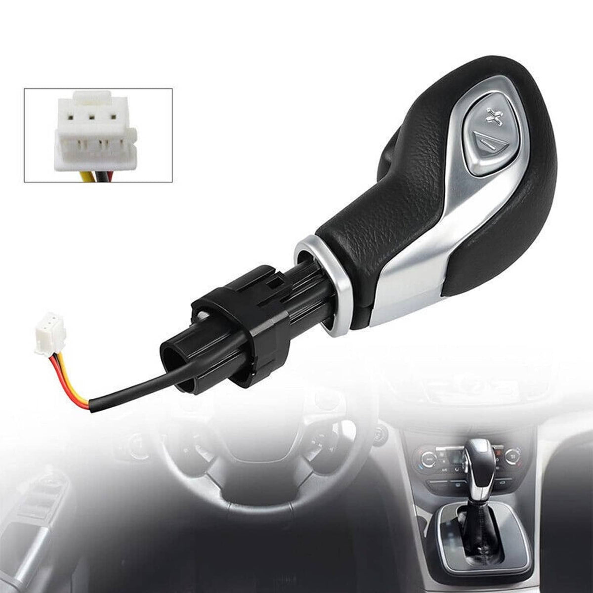 Solidspare New Gear Shift Knob Shifter Lever Automatic Transmission For Ford Escape Fusion