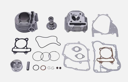 Solidspare For GY6 150cc 57.4mm Big Bore Kit Set Cylinder Head Piston Gasket Set QMJ157