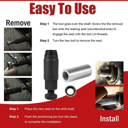 Solid Spare for GM Transmission Shifter Seal Remover Installer Seal Tool Turbo 350C 350 400