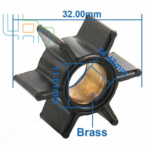 Solid Spare Water Pump Impeller Outboard Motors For Mercury 47-89981 47-65957 12270 18-3239