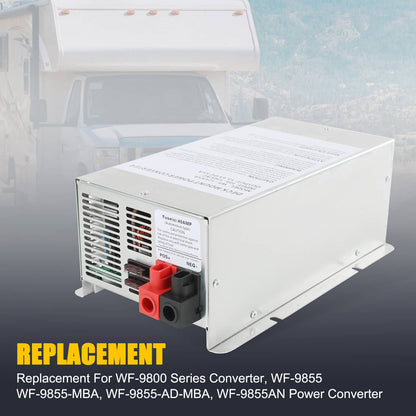 Solidspare WF-9855 Converter 55 Amp Deck Power Converter 12V For Charger RV Trailer Camper