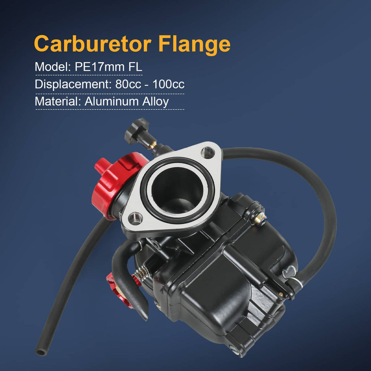 Solidspare PE17mm Flange Racing Carburetor Fits Honda XR75 XR80 XR80R CRF80F EZ90 Cub