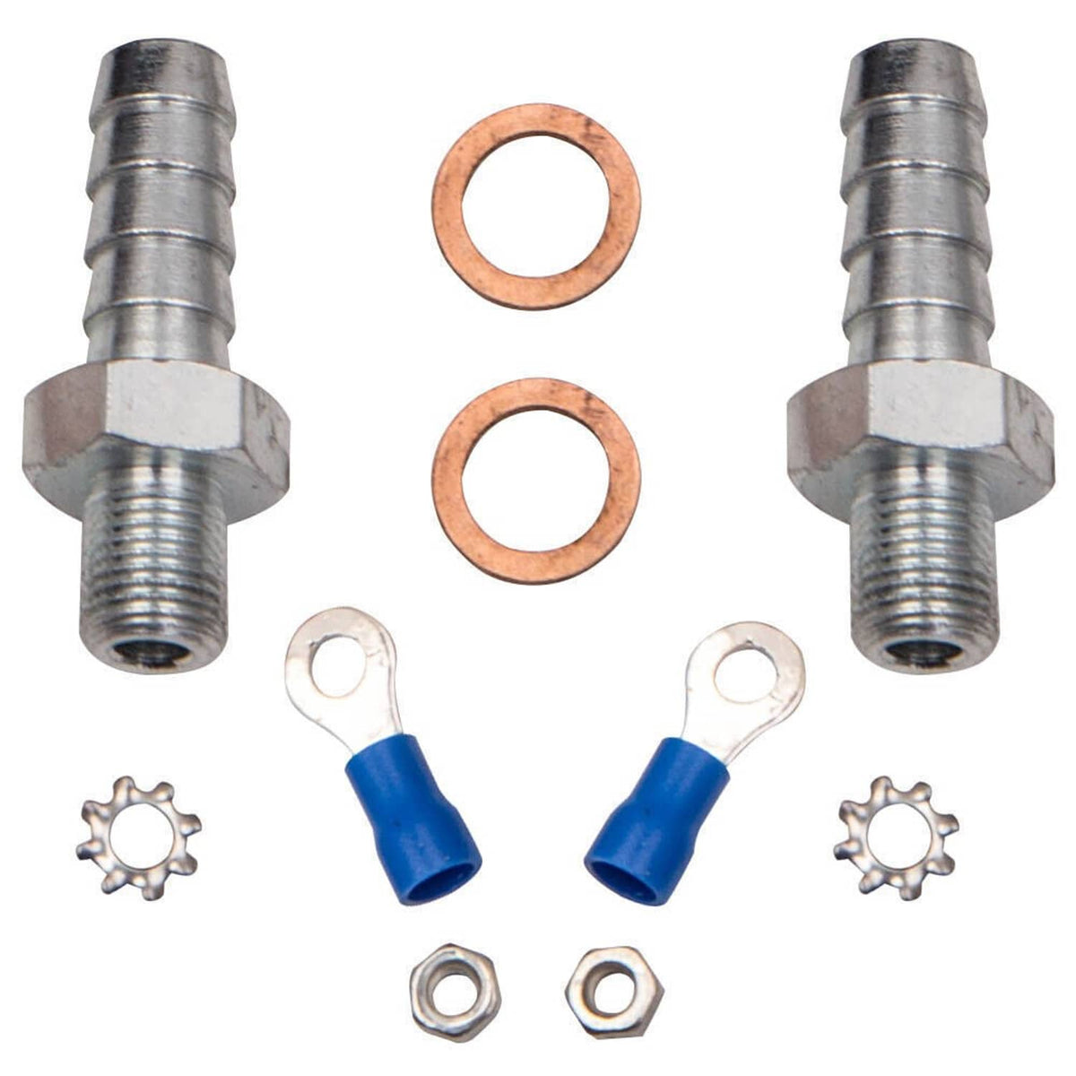 Solidspare Universal 12V High Flow & Pressure External Inline 255LPH Fuel Pump GSL392 Set
