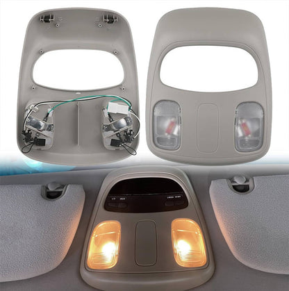 Solidspare Interior Map Light Overhead Roof Console for 2002-2010 Dodge Ram 1500 2500 3500