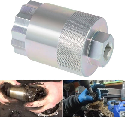 Solidspare 64mm Rear Differential Pinion Bearing Nut Socket Tool For Honda TRX 420 Rancher