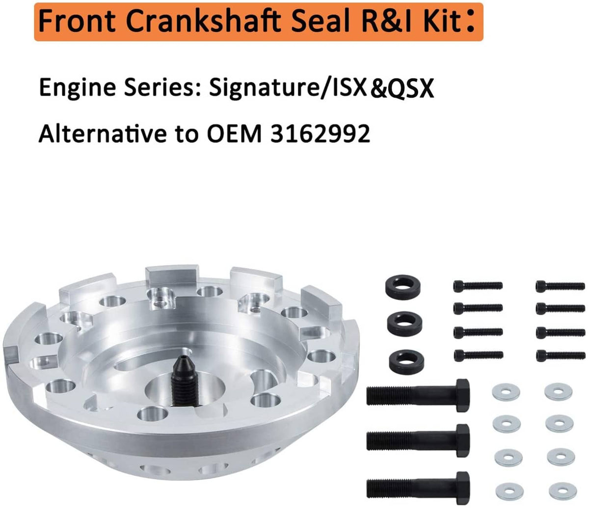 Solid Spare 3162992 Front Crankshaft Seal Removal & Installation Tool for Cummins ISX QSX