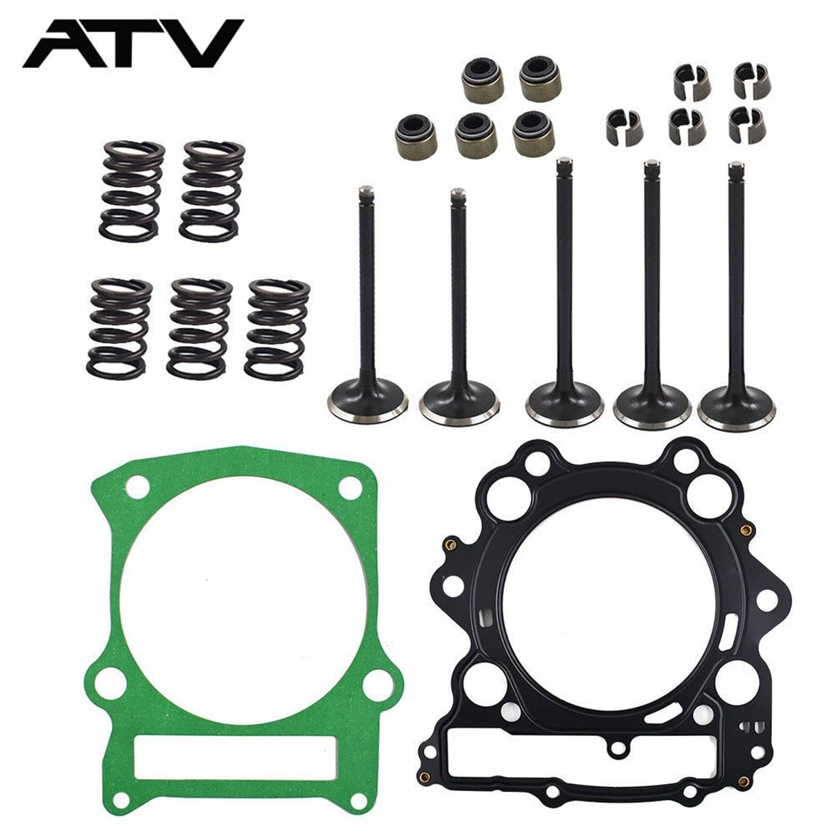 Solidspare CYLINDER INTAKE EXHAUST VALVES Fits for YAMAHA RAPTOR 660R YFM660R 4X4 2001-2005