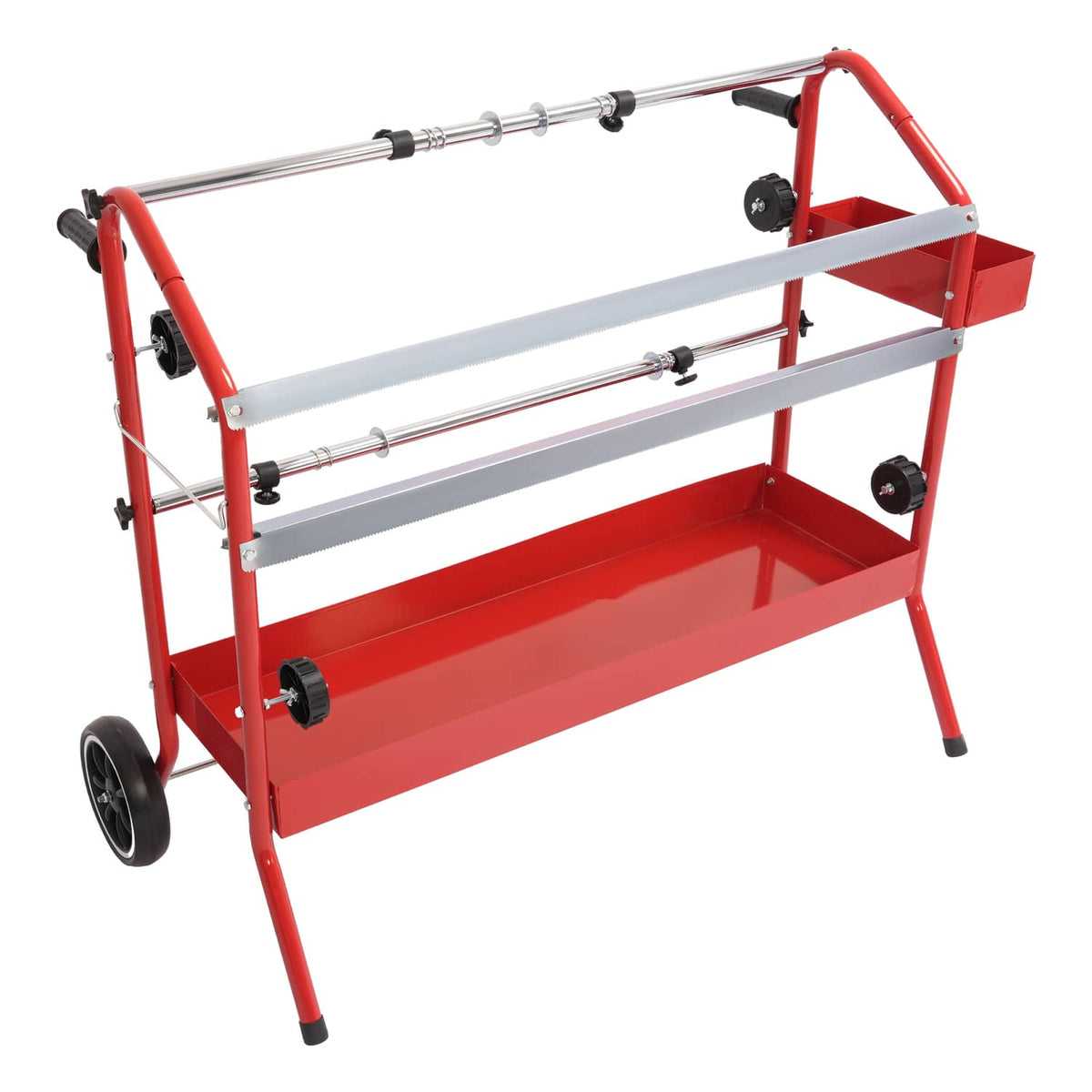 Solid Spare 36" Mobile Multi-Roll Masking Paper Machine Dispenser Storage Tray Cutting Blade