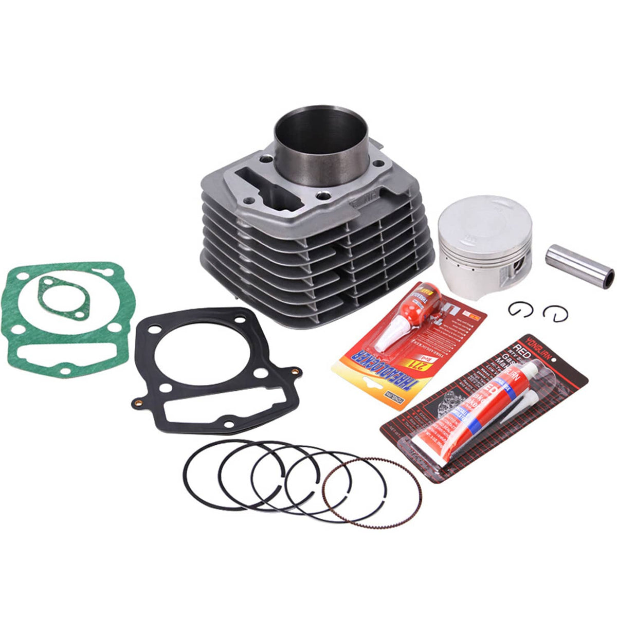 Solidspare Cylinder Piston Gasket Top End Kit Set For Honda CRF230F 2003-2019 67mm Big Bore
