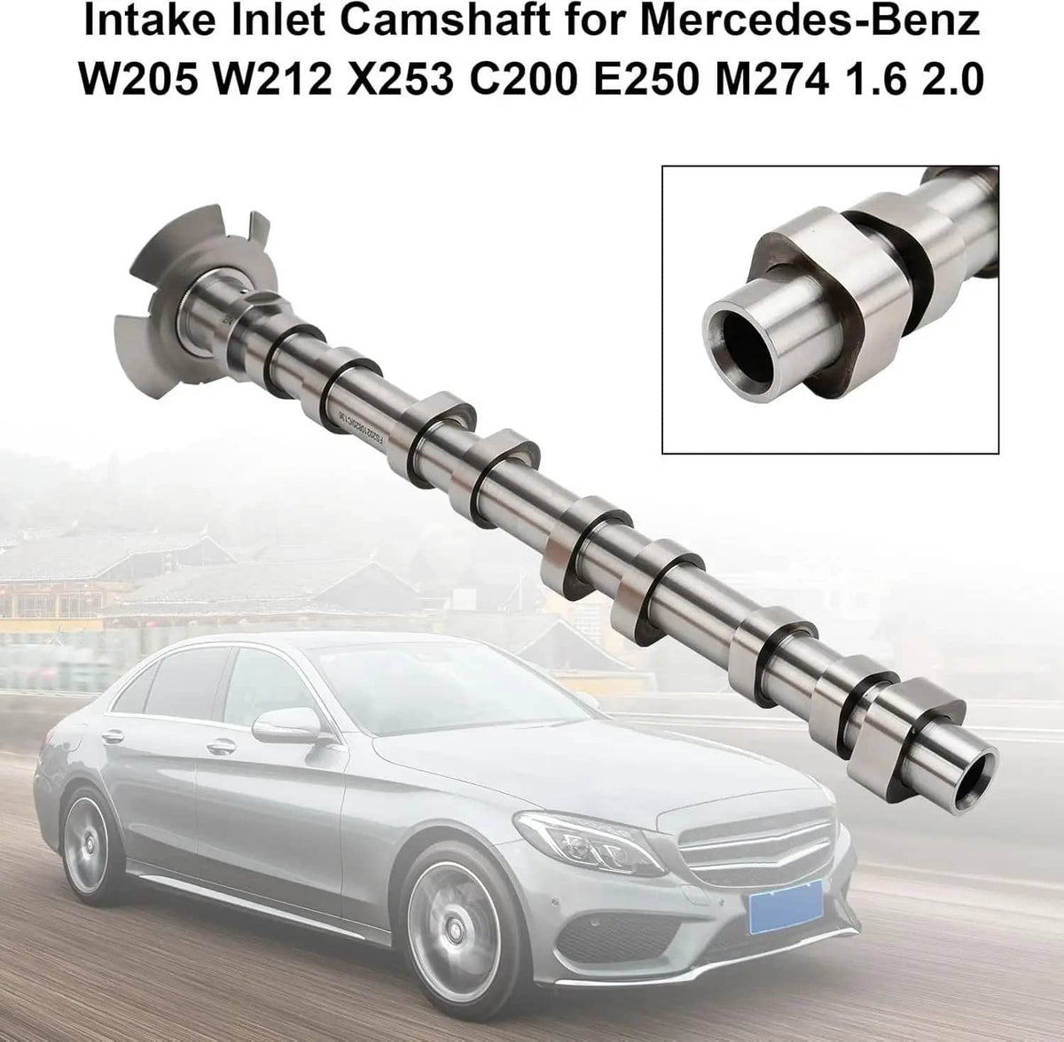 Solidspare Engine Inlet Intake Camshaft 2740500401 Fit Mercedes W205 M274.910 1.6T M274.920