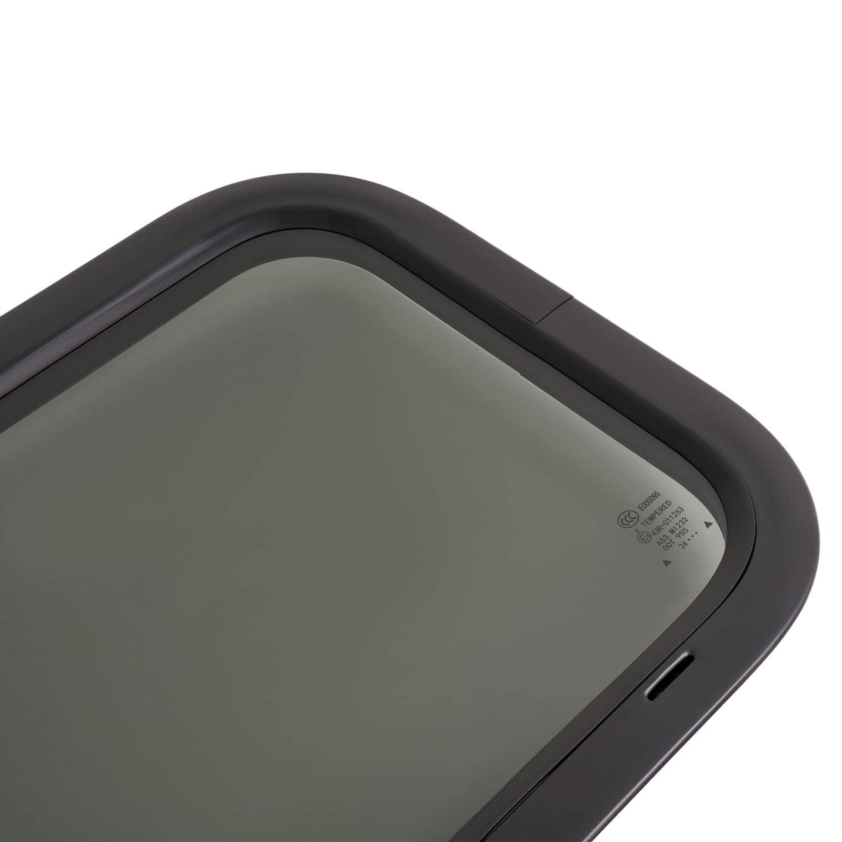Solidspare 36" W x 15" H Horizontal Slider RV Window For Cargo Trailer W/ Screen Trim Ring