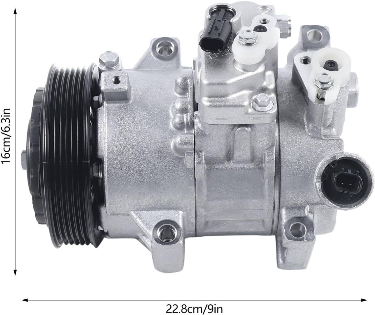 Solidspare New AC Air Compressor for 2011-2013 Toyota Corolla/Matrix 1.8L 178322 8831002711